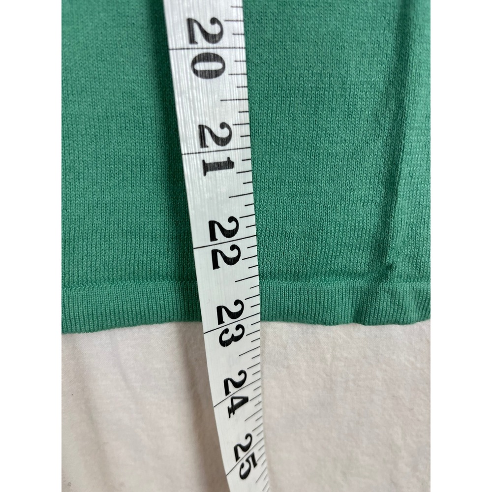 J.Crew‎ Green Scalloped Knit Camisole Tank Top CA086 Womens Small NWT - Picture 5 of 6